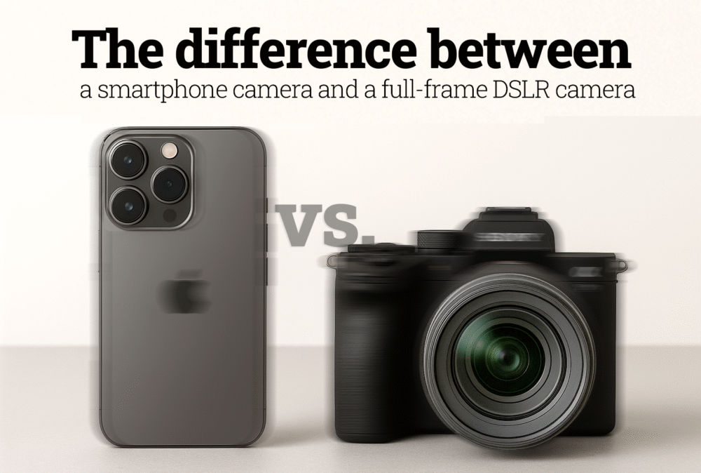 Smartphones Camera and Full-Frame Mirrorless Camera